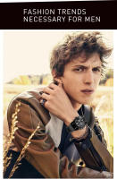 Reloj De Pulsera Para Hombre Oulm Tamaño Grande Con Correa De Cuero Deporte Al Aire Libre Múltiples Zonas Reloj Casual - details 5