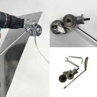 Cortadora De Hojas De Metal JUSTINLAU Con Atadornamiento De Taladro Eléctrico Herramienta De Corte Libre Nibbler De Acero Inoxidable Para Trabajos Manuales - details 3