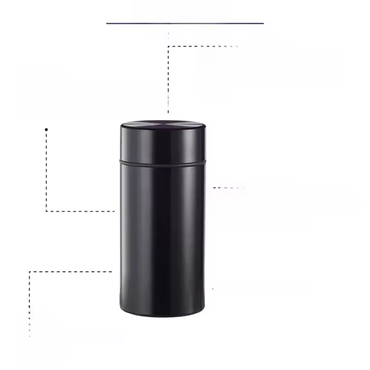 Juego De Almacenamiento Airtight Para Hierbas Y Tabaco Portátil De Metal Resistente Al Agua Y Olores Caja De Almacenamiento Para Fumadores Accesorios De Fumar - 1