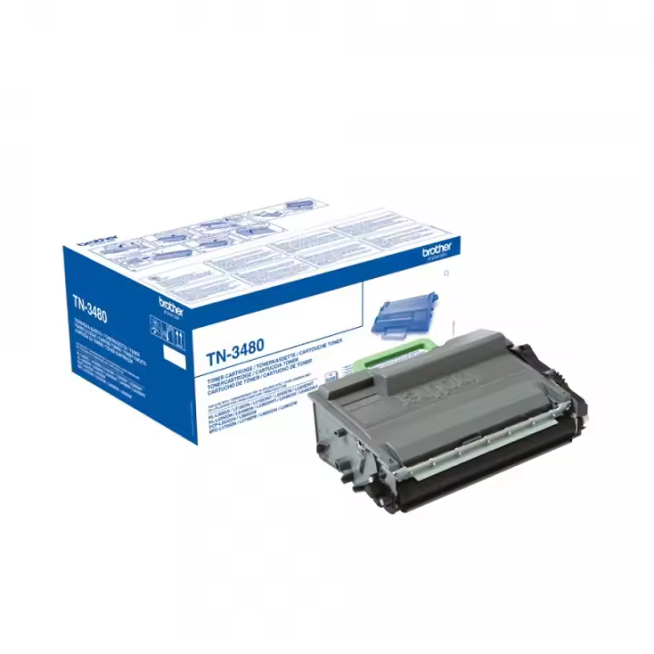 Tóner Brother TN3480 Negro - Calidad Profesional Impresión Tras Impresión - 1