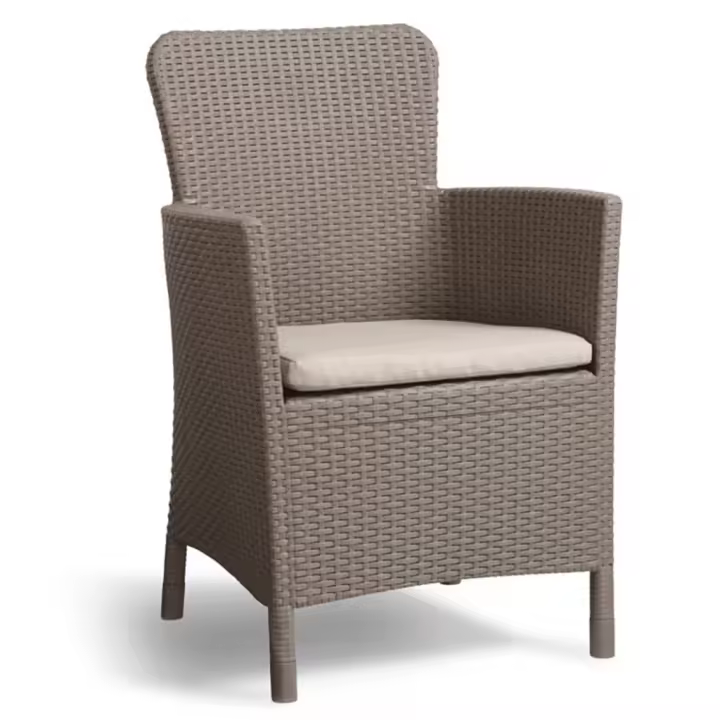 Keter Silla de jardín Miami color capuchino 216833 - 1