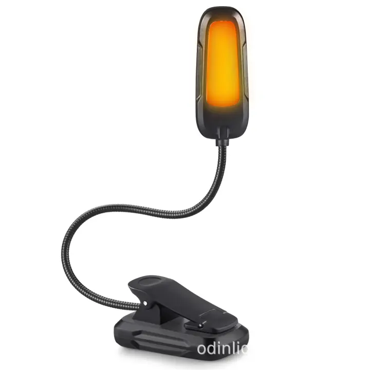 Lámpara de Lectura con clip, nuevo diseño, Pequeña LED lámpara de escritorio, lámpara de Protección ocular para estudiantes, lámpara de Lectura con mini clip y Carga USB - 1