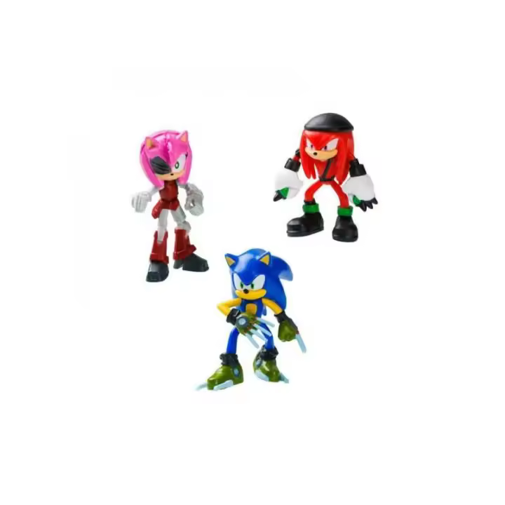 Pack 3 Figuras Sonic Surtido de Bizak - Colección de 16 Figuras - 6.5 Cm Alto - 1