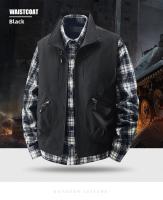 Chaleco Casual Para Hombre Con Cuello Erguido Y Multi-Moneda Cargo Hombro Adecuado Para Pesca Al Aire Libre Y Exterior Talla Grande - details 16