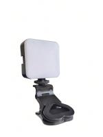 1pc Luz De Rellenado Portátil Mini Clip-en Selfie Anillo Luz Color Blanco Y Negro Tamaño Compacto Para Fotografía Y Vídeos - details 3