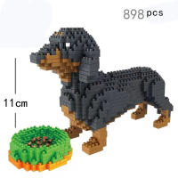 Bloques De Construcción Para Mascotas Perro Mini Modelo De Corgi Collie Pastor Nieve Husky Juguete Educativo Para Niños Y Adultos - details 0
