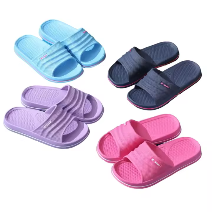 Chanclas Mujer Piscina Sandalias Mujer Verano Comodas Chanclas Playa Mar Baño Zapatillas Casa Transpirable Chanclas de Goma EVA Color Puro TALLA 36-41 - 1