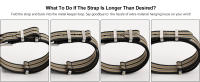 nylon watch strap wearing tips