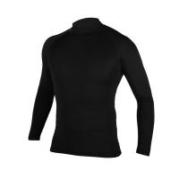 Camiseta De Correr Para Hombre Con Cuello Alto Compresión Manga Larga Secado Rápido Ropa Deportiva Para Gimnasio Y Fitness Estilo T-Shirt Sólido - details 7