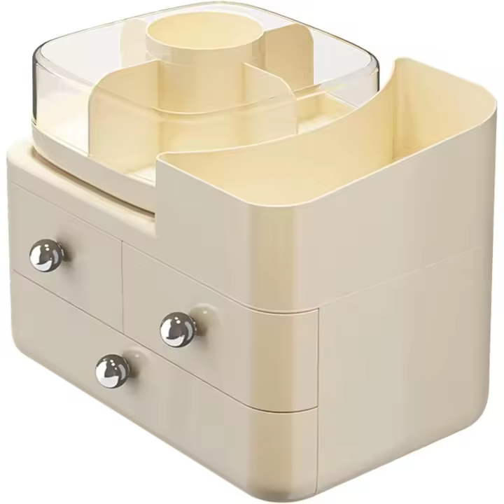 Caja de maquillaje - Estuche de Exposición cosmético | Organizador de almacenamiento extraordinario con cajón para Contenedores de almacenamiento para casa, Viajes, Sombrero de oficina, cuarto de - 1