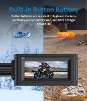 Cámara De Motocicleta DVR WiFi 1080P+1080P Visión Trasera Completa HD Impermeable Con GPS Grabador Negro Box Dual Lente - details 7