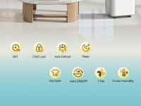 Deshumidificador Silencioso Expert Connected portátil HUMILABS OL12-BD031A, secar ropa,20L/día, 3 modos, vaciado automático/manual, Función de Secado de Ropa y Temporizador 24 horas,mejor deshumidificador de humedad - details 4