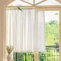 Estilo Francés Onda CAJE cortina Cocina short Cortinas Barra para Ventanas Sala de estar Boda dormitorio Decoración - details 0