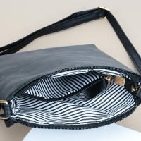 Bolso Cruzado Casual Para Mujer En Cuero PU Estilo Fashion Con Cierre De Flap Bolso De Hombro Diseñador Bolsos Y Monederos - details 4