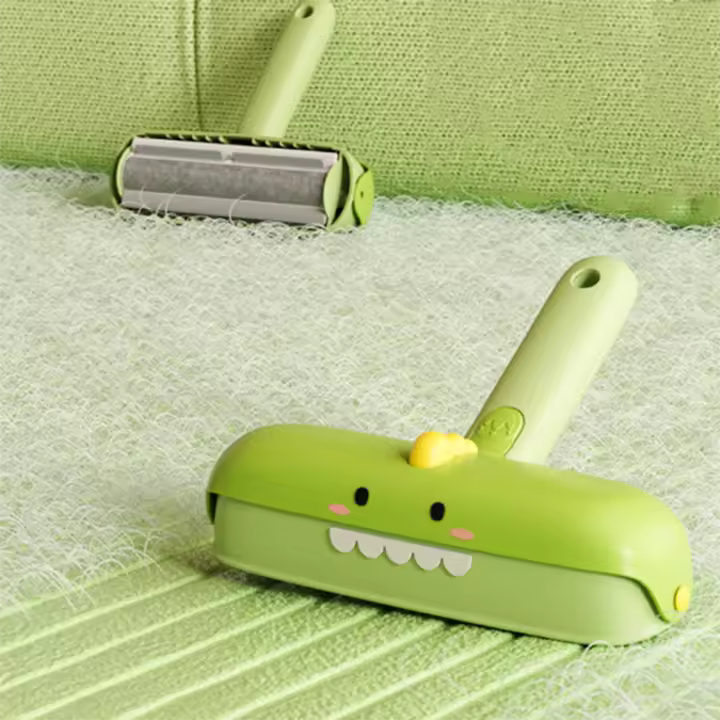 Nueva Cepillo De Pelaje Para Mascotas Dinosaurio Adecuado Para Perros Y Gatos Limpiador De Pelo Cepillo Adhesivo Para Cama Y Ropa - 1