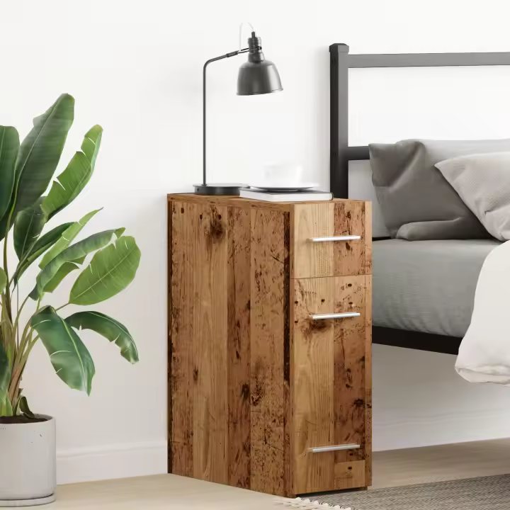 Armario de Boticas vidaXL de Madera Vieja 20x45,5x60 cm en Madera Elaborada - 1