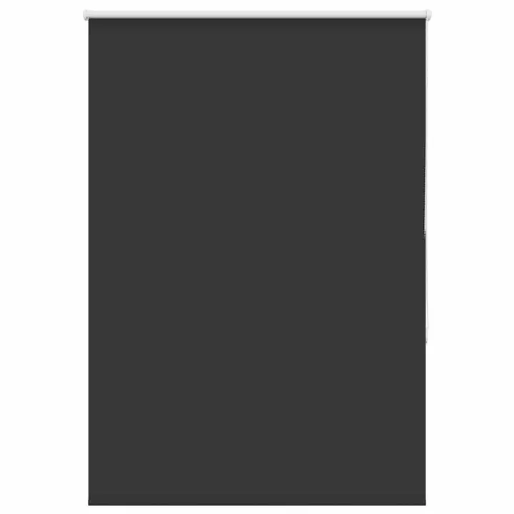 vidaXL Estor Enrollable Opaco negro 100x130 cm Tela Ancho 95,7 cm - 1