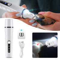 Cortauñas Eléctrico Para Mascotas Con Luz LED Recargable Herramienta De Pulido Y Afeitar Uñas Para Perros Y Gatos - details 5