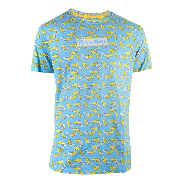 Camiseta Adulto Rick y Morty - Banana AOP Talla XL Raíz MERCHAN-STORE - 1