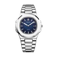 Reloj De Lujo Para Hombre Resistente Al Agua 30M Luminoso Fecha Acero Inoxidable Cuadrado Reloj De Pulsera Cuarzo Estilo Formal Y Casual - details 12