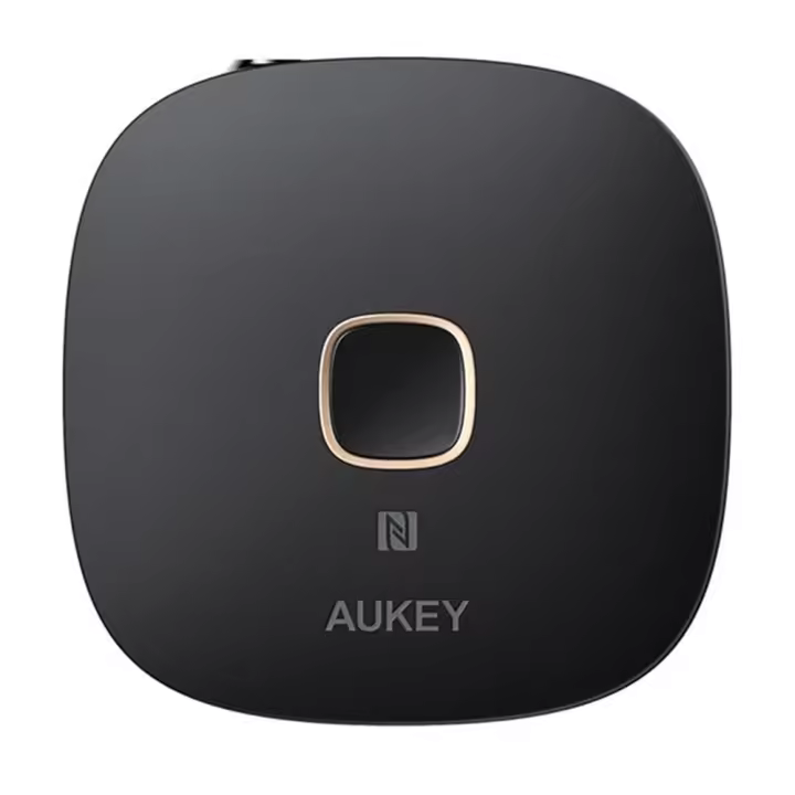 AUKEY receptor BR-C16 con llamadas manos libres - 5.0,Conectores y cables de ordenador,Adaptador de audio y música inalámbrico con Bluetooth 5.0 y NFC para casa y coche - 1