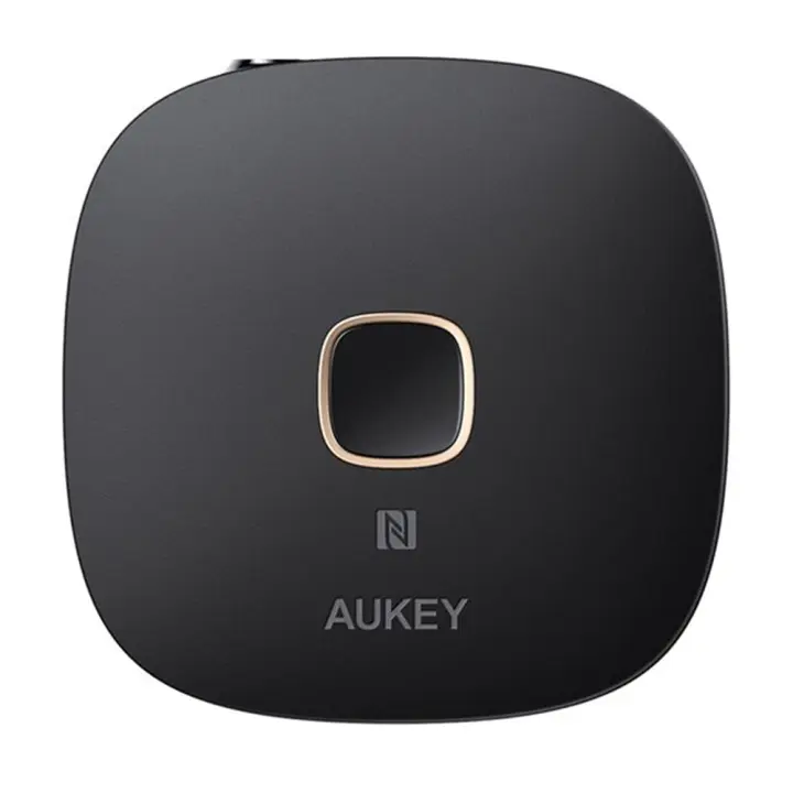 AUKEY receptor BR-C16 con llamadas manos libres - 5.0,Conectores y cables de ordenador,Adaptador de audio y música inalámbrico con Bluetooth 5.0 y NFC para casa y coche - 1