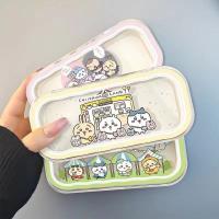 Estuche De Gafas Transparentes Chiikawa Con Diseño De Usagi Y Hachiware Resistente a La Presión Y Portátil Para Estudiantes Almacenamiento De Gafas Y Solares Accesorio De Dibujos Animados - details 0