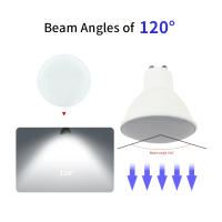 Lámpara LED GU10 6PCS AC220V 3W 6W 9W 12W En Blancos Frío Calido Natural Tricolor Para Hogar Material PC Certificación CE - details 5