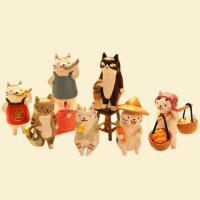Juego De 7 Figuras De Gatos Ciegos Ms Cat Juguetes Para Niños Decoración De Navidad Regalo Mercado Meow Cat Blind Box - details 1