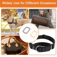 5pcs Anillos De Metal Rectangular Para Correa De Cuero Ganchos Para Bolsas Y Bricolaje De 5 Piezas Accesorios Para Bricolaje - details 3