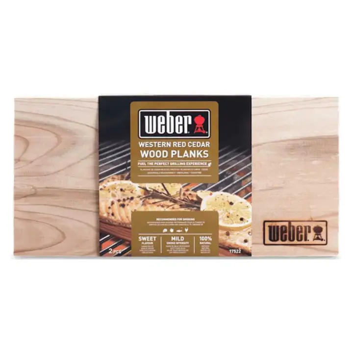 Weber Mesa De Centro Para Ahumar De Cedro Rojo Del Pacífico 2 Unidades - 1