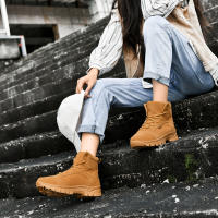 Botas De Montar Para Parejas Al Aire Libre Botines De Camuflaje Transpirables Para Hombres Y Mujeres Zapatos De Senderismo Casual Botas De Entrenamiento Alta Con Suela De TPR - details 14