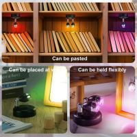 2Pack Spotlights LED Inalámbricos Rotativos Luz De Acento Piloto Potenciado Lámpara De Pared Para Armario Interior Y Pared - details 16