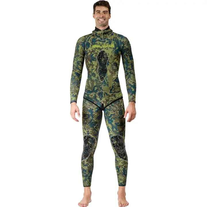 Salvimar Traje Húmedo De Pesca Submarina N.a.t. 101 Camu 7 Mm - 1