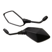 Par De Espejos Retrovisores Universales Para Motocicleta Scooter E-Bike Espejo Convexo De Dos Lados Para Electromóvil Material ABS Plástico Tamaño 8mm/10mm - details 1