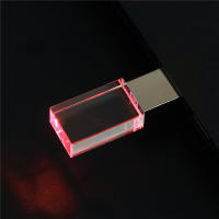 JASTER USB Flash Drive LED De Memoria 128GB 64GB 32GB 16GB 8GB Para Portátil Creativo Regalo Mini Stick De Memoria Cúbico De Cristal USB 2.0 - details 4