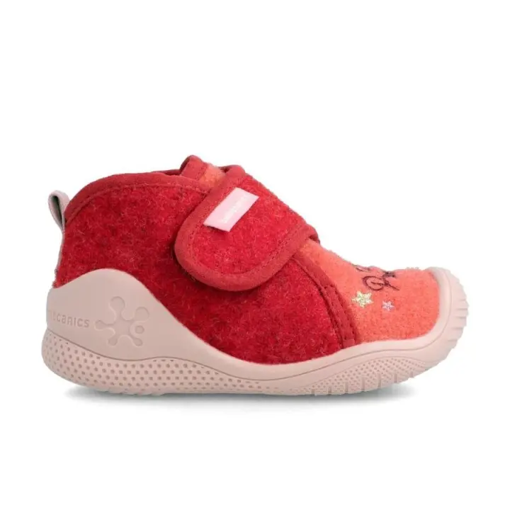 Biomecanics Little Pr - Zapatillas Casa Rojas Niña - Fieltro 100% Natural - Tecnología Pediatría - - 1