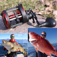 Carrete De Pesca En El Agua Salada Sougayilang Carrete De Arroqueo Con Carril Para Barco Oceánico Carrete De Pesca Redonda Para Baitcasting Pesca En Oceano - details 29