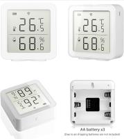 WiFi Tuya Sensor de temperatura sem fio, Smart Life digital termómetro higrómetro interior, compatível com Alexa, com armazenamento de dados e funções de alarme - details 4