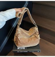 Bolso De Hombro Casual De Denim Lavado Resistente Al Desgaste Con Múltiples Bolsillos Y Gran Capacidad Para Mujer - details 34