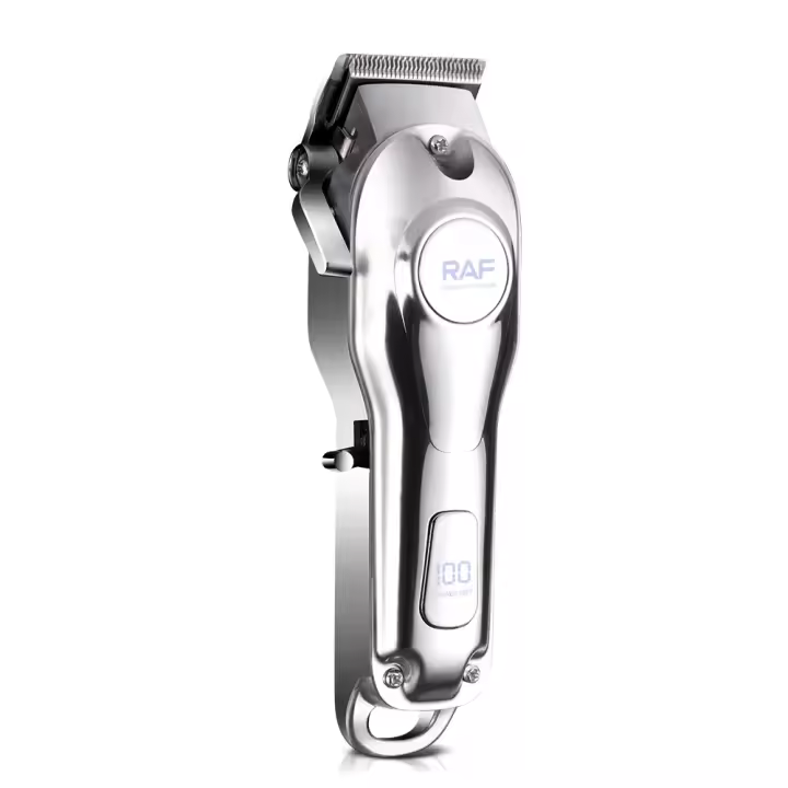 Cortadora de Cabello Eléctrica RAF, juego de Cortadora de Cabello Eléctrica multi with USB Carga, afeitado código, Cuchilla desmontable y lavable, Diseño ultra Silencioso - 1