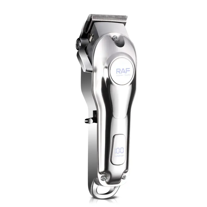 Cortadora de Cabello Eléctrica RAF, juego de Cortadora de Cabello Eléctrica multi with USB Carga, afeitado código, Cuchilla desmontable y lavable, Diseño ultra Silencioso - 1