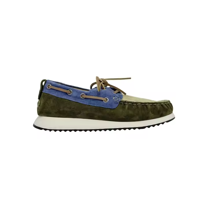 Zapato VOILE BLANCHE de Ante Hull 02 Tipo Mocasín Tricolor - 1