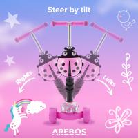 Patinete Arebos 3 Ruedas LED-XXL - Asiento Ajustable - Freno de Mano - para Niños - details 27