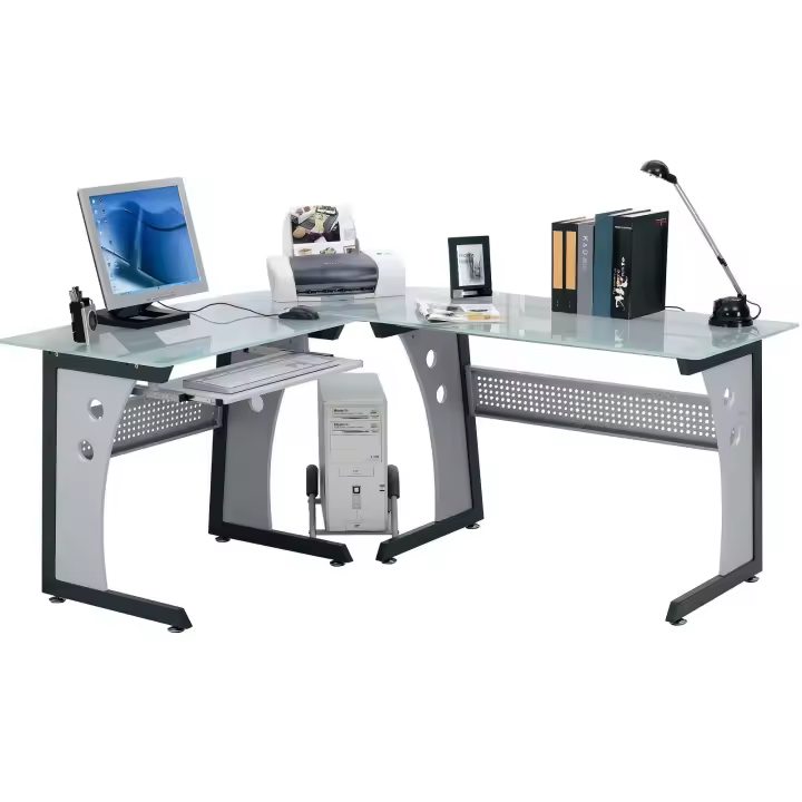 MESA ESCRITORIO Ordenador Estación Angular PC OFICINA Mod. OFICINA - 1