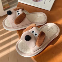Zapatillas De Casa Para Mujer Estilo Casual Con Diseño De Perro Lindo Y Cómodo Suela Suave Antideslizante Para Interno - details 5
