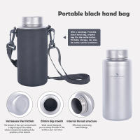 Botella Deportiva De Titanio Boundless Voyage Single-layer Con Cierre Hermético Para Camping Y Actividades Al Aire Libre Capacidad De 1L - details 2