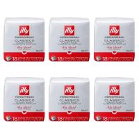 illy Coffee, Classico - Cápsulas de café expreso, tostado medio, 100% café arábica, paquete de 6 x 18 cápsulas - QUMIR - details 0