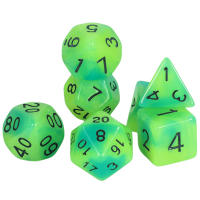 Juego De Dados Poliedros Luminosos Para D&D Juegos De Rol Y Otros Juegos Perfecto Para DND Juego De Dados Poliedros Brillantes En La Oscuridad - details 5