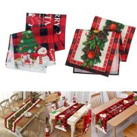 Corredor De Mesa De Lino Para Navidad 2024 Decoración Merry Christmas Regalo De Año Nuevo 2025 Material 100% Lino - details 3